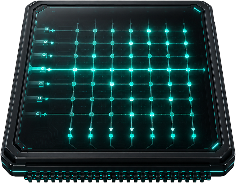 Compute-in-memory crossbar array with an active row and column outputs